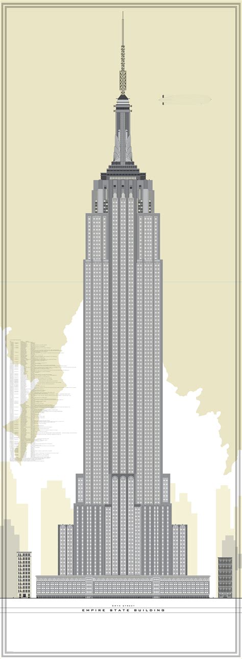 empire state building print